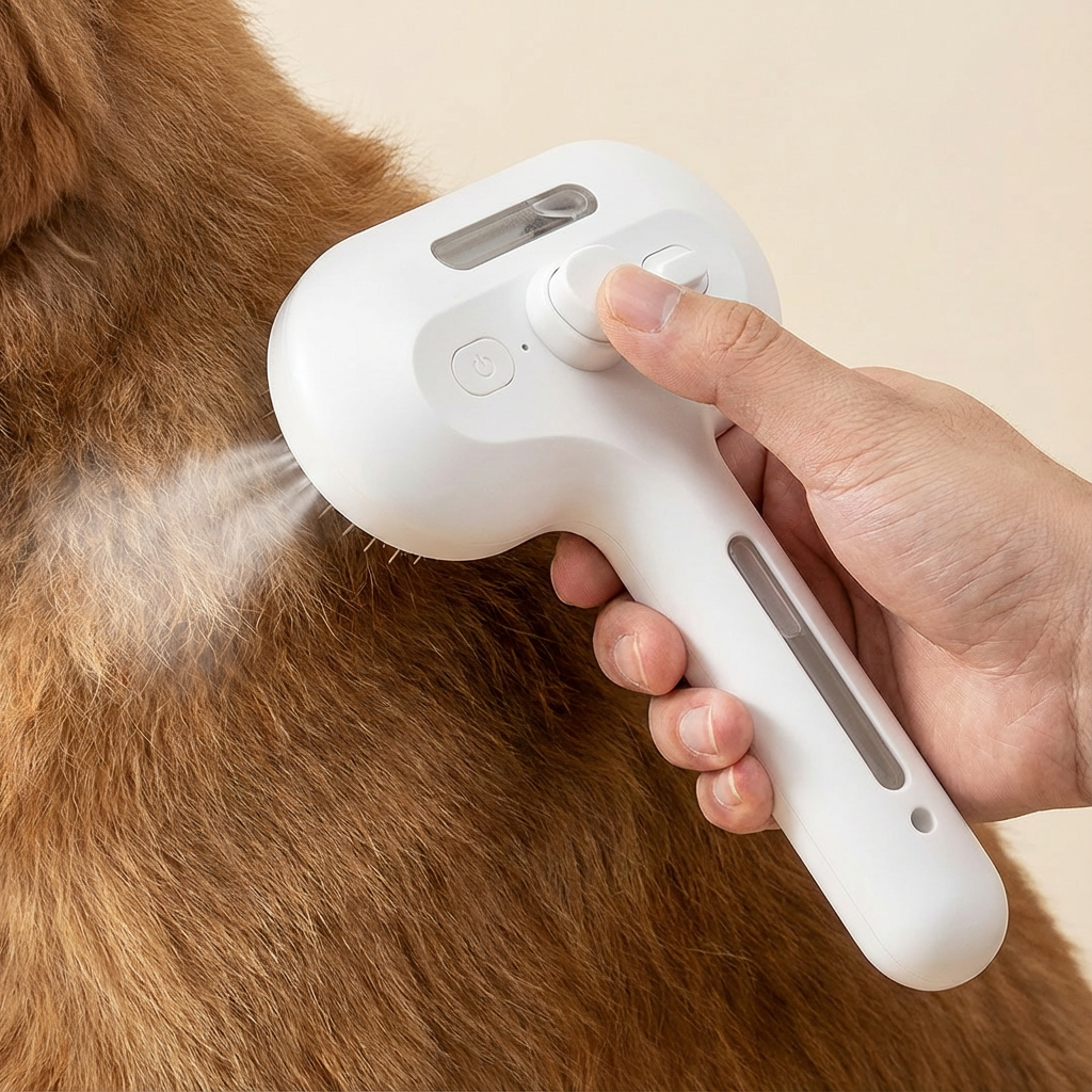 All Pets Center® Stoom Borstel voor Honden & Katten – Zachte Ontharing & Massage